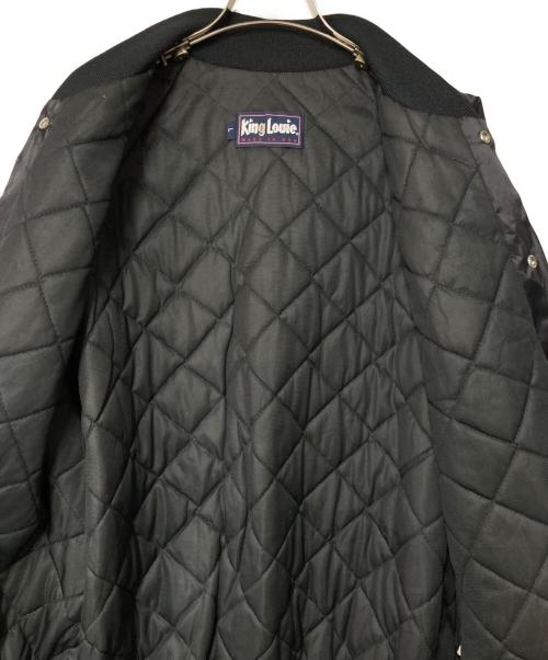 KING LOUIE（キングルイ）KING LOUIE (キングルイ) PENNZOIL スタジャン USA製 ブラック×イエロー サイズ:Lの古着・服飾アイテム