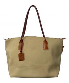 ROBERTA PIERI（ロベルタピエリ）の古着「トートバッグ」｜ベージュ×ブラウン