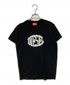 DIESELディーゼル）の古着「プリントカットソー」｜ブラック