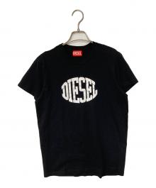 DIESEL（ディーゼル）の古着「プリントカットソー」｜ブラック