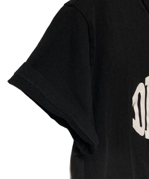 DIESEL（ディーゼル）DIESEL (ディーゼル) プリントカットソー ブラック サイズ:16の古着・服飾アイテム
