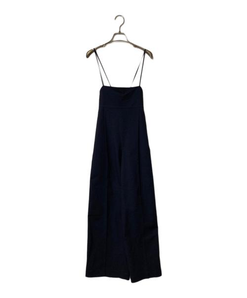 MACPHEE（マカフィー）MACPHEE (マカフィー) ポリエステルサッカー サロペット ネイビー サイズ:34の古着・服飾アイテム