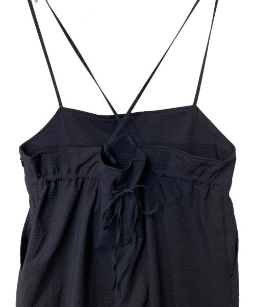 MACPHEE（マカフィー）MACPHEE (マカフィー) ポリエステルサッカー サロペット ネイビー サイズ:34の古着・服飾アイテム