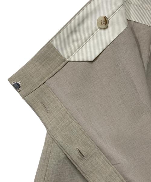 Noble（ノーブル）Noble (ノーブル) ナローAラインサテンスカート ベージュ サイズ:36の古着・服飾アイテム