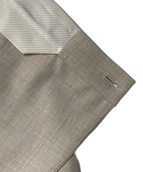 Noble（ノーブル）Noble (ノーブル) ナローAラインサテンスカート ベージュ サイズ:36の古着・服飾アイテム