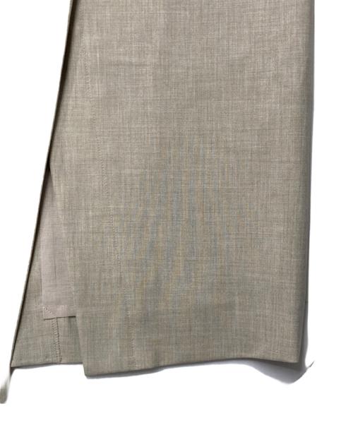 Noble（ノーブル）Noble (ノーブル) ナローAラインサテンスカート ベージュ サイズ:36の古着・服飾アイテム