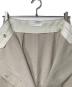 中古・古着 Noble (ノーブル) ナローAラインサテンスカート ベージュ サイズ:36：5000円