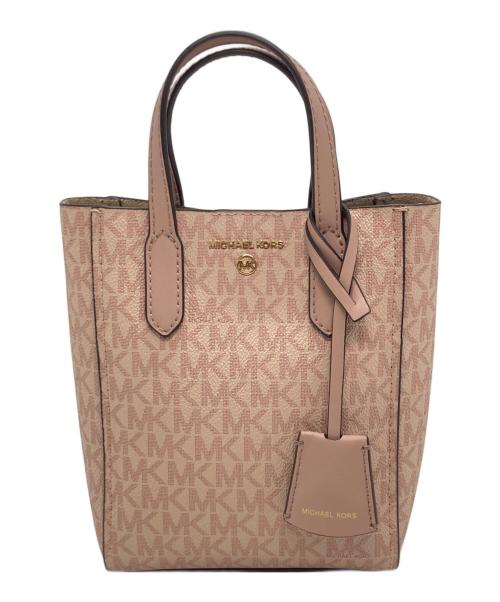 MICHAEL KORS（マイケル・コース）MICHAEL KORS (マイケル・コース) 2WAYショルダーバッグ ピンクの古着・服飾アイテム