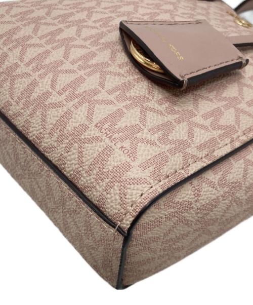 MICHAEL KORS（マイケル・コース）MICHAEL KORS (マイケル・コース) 2WAYショルダーバッグ ピンクの古着・服飾アイテム