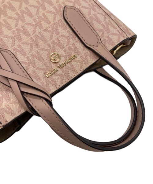 MICHAEL KORS（マイケル・コース）MICHAEL KORS (マイケル・コース) 2WAYショルダーバッグ ピンクの古着・服飾アイテム