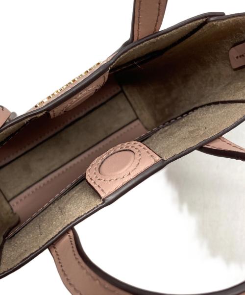 MICHAEL KORS（マイケル・コース）MICHAEL KORS (マイケル・コース) 2WAYショルダーバッグ ピンクの古着・服飾アイテム