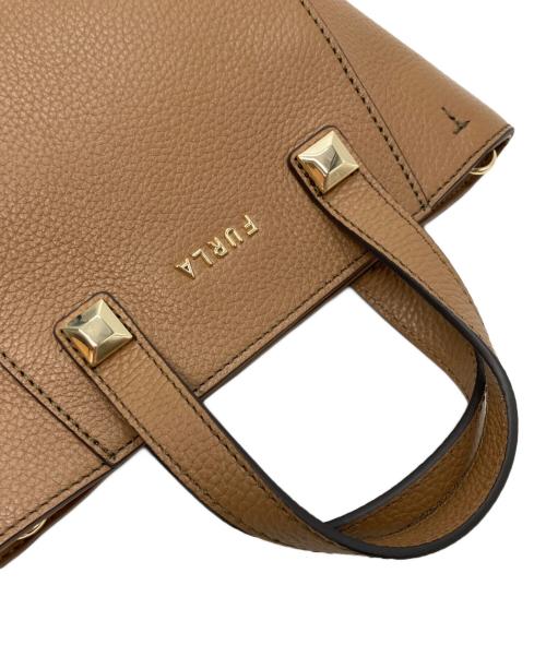 FURLA（フルラ）FURLA (フルラ) Afrodite Tote Mini ブラウンの古着・服飾アイテム