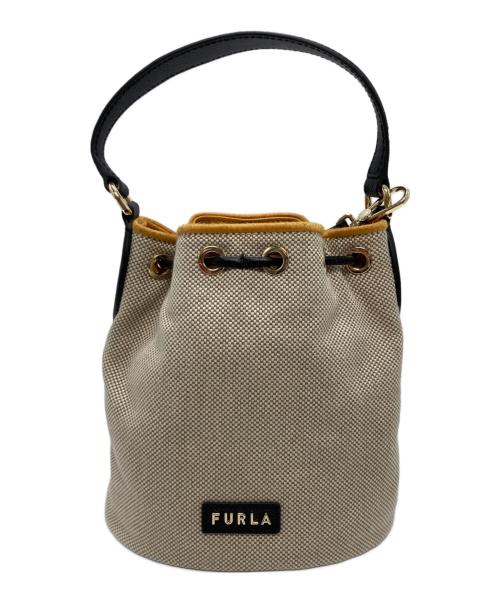 FURLA（フルラ）FURLA (フルラ) CLIO ミニ バケットバッグ ベージュの古着・服飾アイテム