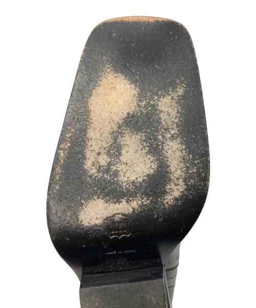 UNTISHOLD（アンチショルド）UNTISHOLD (アンチショルド) NATY-2 スクエアトゥレザーブーツ ブラック サイズ:37の古着・服飾アイテム