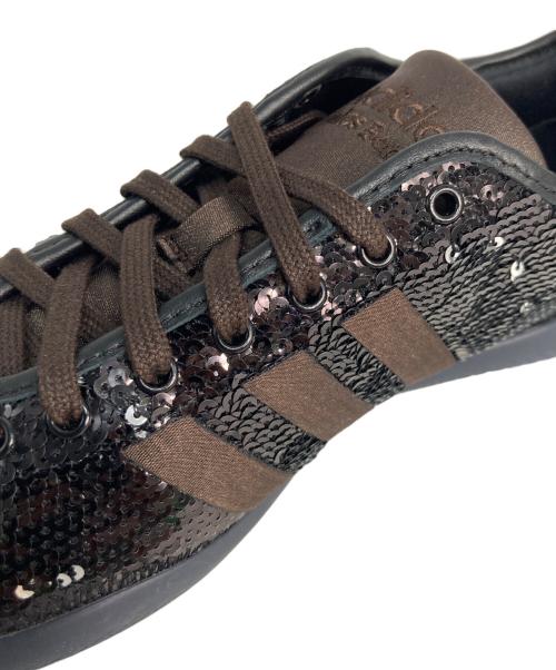 adidas（アディダス）adidas (アディダス) WALES BONNER (ウェールズボナー) KARINTHA LO SEQUIN CORE ブラウン サイズ:US6.5/UK6/FR39 1/3 /JP245/CHN240の古着・服飾アイテム