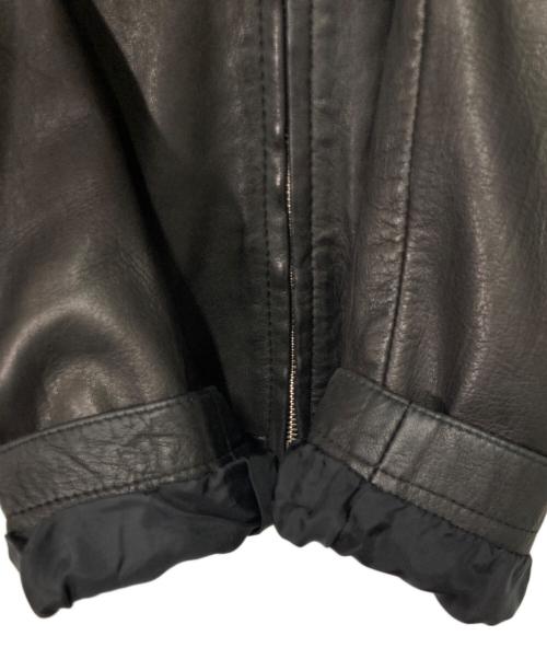 UNITED TOKYO（ユナイテッドトーキョー）UNITED TOKYO (ユナイテッドトーキョー) ラムレザーシングルライダースジャケット ブラック サイズ:1の古着・服飾アイテム