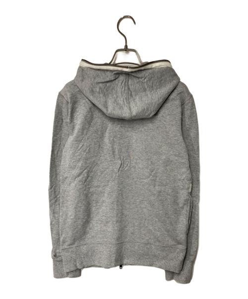 FRED PERRY（フレッドペリー）FRED PERRY (フレッドペリー) ユニオンジャック柄切替ジップパーカー グレー サイズ:Sの古着・服飾アイテム