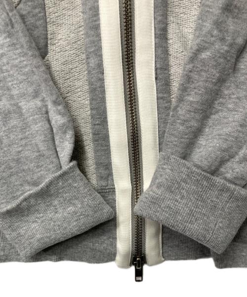 FRED PERRY（フレッドペリー）FRED PERRY (フレッドペリー) ユニオンジャック柄切替ジップパーカー グレー サイズ:Sの古着・服飾アイテム