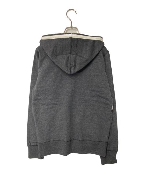 FRED PERRY（フレッドペリー）FRED PERRY (フレッドペリー) ユニオンジャック柄切替ジップパーカー グレー サイズ:Sの古着・服飾アイテム