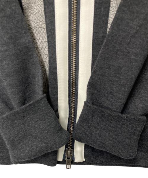 FRED PERRY（フレッドペリー）FRED PERRY (フレッドペリー) ユニオンジャック柄切替ジップパーカー グレー サイズ:Sの古着・服飾アイテム