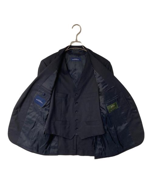 green label relaxing（グリーンレーベルリラクシング）green label relaxing (グリーンレーベルリラクシング) 3ピースセットアップスーツ ネイビー サイズ:ジャケット・ベスト 42 /パンツ 76の古着・服飾アイテム