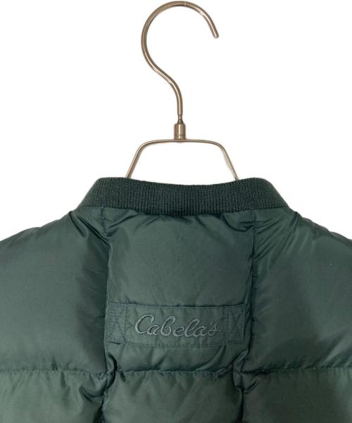 Cabelas（カベラス）Cabelas (カベラス) ダウンベスト グリーン サイズ:Sの古着・服飾アイテム