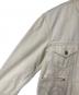 中古・古着 LEVI'S (リーバイス) デニムジャケット アイボリー サイズ:Ｍ：9000円