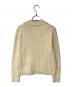POLO RALPH LAUREN (ポロ・ラルフローレン) ポニー刺繍 ケーブルニットスキッパーポロシャツ ベージュ サイズ:XS：6000円