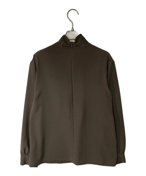 theory luxe（セオリーリュクス）theory luxe (セオリーリュクス) MARVINE SANDY ブラウス ブラウン サイズ:38の古着・服飾アイテム