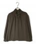 theory luxe（セオリーリュクス）の古着「MARVINE SANDY ブラウス」｜ブラウン