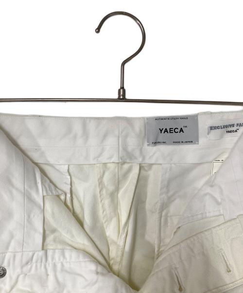 YAECA（ヤエカ）YAECA (ヤエカ) CHINO CLOTH PANTS WIDE TAPERED アイボリー サイズ:SIZE 86cm (W34)の古着・服飾アイテム