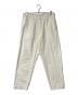 YAECA（ヤエカ）の古着「CHINO CLOTH PANTS WIDE TAPERED」｜アイボリー