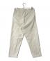 YAECA (ヤエカ) CHINO CLOTH PANTS WIDE TAPERED アイボリー サイズ:SIZE 86cm (W34)：5000円