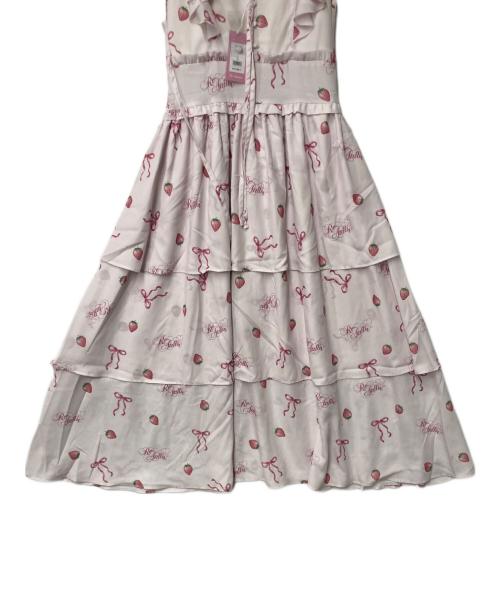 ReAmour（リアムール）ReAmour (リアムール) ストロベリーロングワンピ ピンク サイズ:Free 未使用品の古着・服飾アイテム