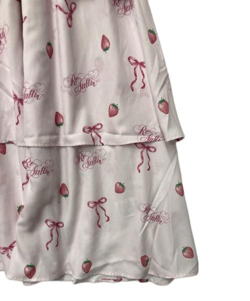 ReAmour（リアムール）ReAmour (リアムール) ストロベリーロングワンピ ピンク サイズ:Free 未使用品の古着・服飾アイテム