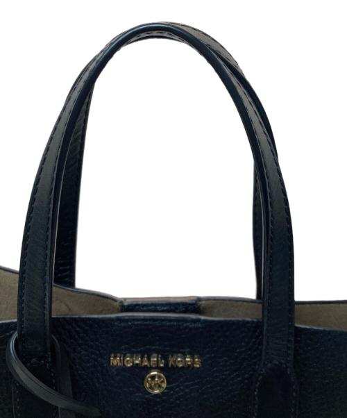 MICHAEL KORS（マイケル・コース）MICHAEL KORS (マイケル・コース) SINCLAIR 2WAY ショルダーバッグ ブラックの古着・服飾アイテム