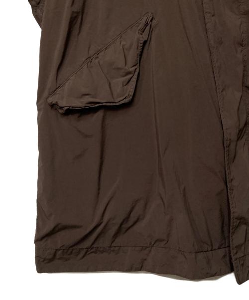 ATON（エイトン）ATON (エイトン) AIR WEATHER SHORT MODS COAT ブラウン サイズ:00(実寸参照)の古着・服飾アイテム