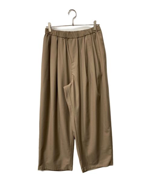 mizuiro-ind（ミズイロインド）mizuiro-ind (ミズイロインド) イージータックパンツ カーキ サイズ:FREEの古着・服飾アイテム