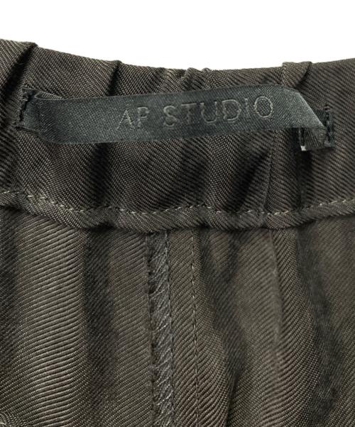 AP STUDIO（エーピーストゥディオ）AP STUDIO (エーピーストゥディオ) キュプラボリュームスカート カーキ サイズ:38の古着・服飾アイテム