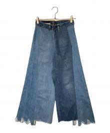 77circa（ナナナナサーカ）の古着「リメイクフレアデニムパンツ」｜インディゴ