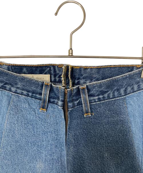 77circa（ナナナナサーカ）77circa (ナナナナサーカ) リメイクフレアデニムパンツ インディゴ サイズ:不明　実寸参照の古着・服飾アイテム