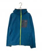Patagoniaパタゴニア）の古着「R1エアフルジップフーディー」｜ブルー