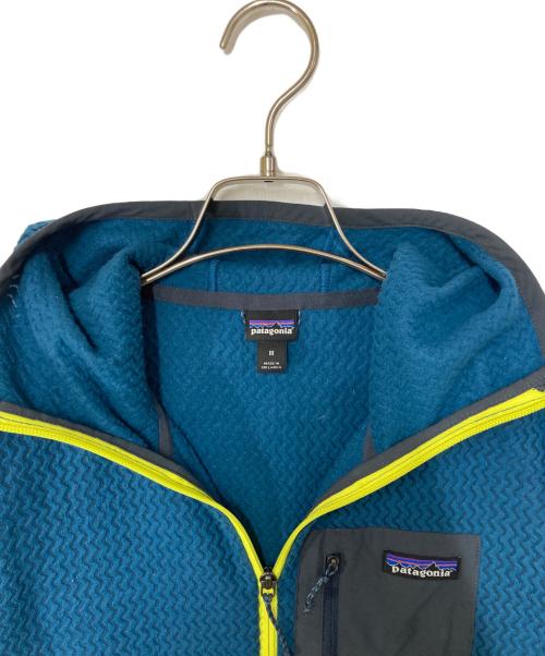 Patagonia（パタゴニア）Patagonia (パタゴニア) R1エアフルジップフーディー ブルー サイズ:Ｍの古着・服飾アイテム