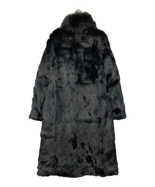 theory（セオリー）theory (セオリー) ラビットファーライナーコート ブラック サイズ:2の古着・服飾アイテム