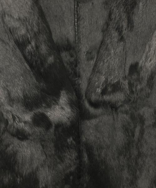 theory（セオリー）theory (セオリー) ラビットファーライナーコート ブラック サイズ:2の古着・服飾アイテム