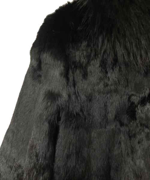 theory（セオリー）theory (セオリー) ラビットファーライナーコート ブラック サイズ:2の古着・服飾アイテム