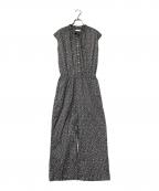 kurashi&trips publishingクラシアンドトリップス パブリッシング）の古着「リバティプリントのオールインワン」｜ホワイト×ブラック