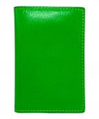 COMME des GARCONSコムデギャルソン）の古着「二ツ折名刺入」｜グリーン×ブルー×オレンジ