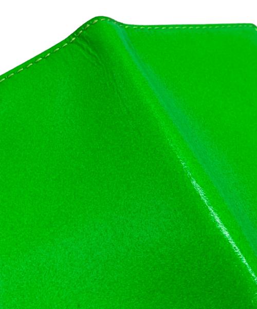 COMME des GARCONS（コムデギャルソン）COMME des GARCONS (コムデギャルソン) 二ツ折名刺入 グリーン×ブルー×オレンジの古着・服飾アイテム