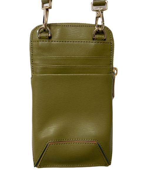 PAUL SMITH（ポールスミス）PAUL SMITH (ポールスミス) ショルダーフォンポーチ カーキの古着・服飾アイテム